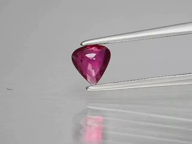 0.54ct Pear-cut Mozambique Ruby - Unheated/Untreated